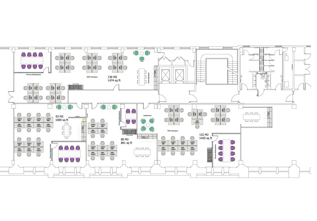 Third Floor 14 Desks
